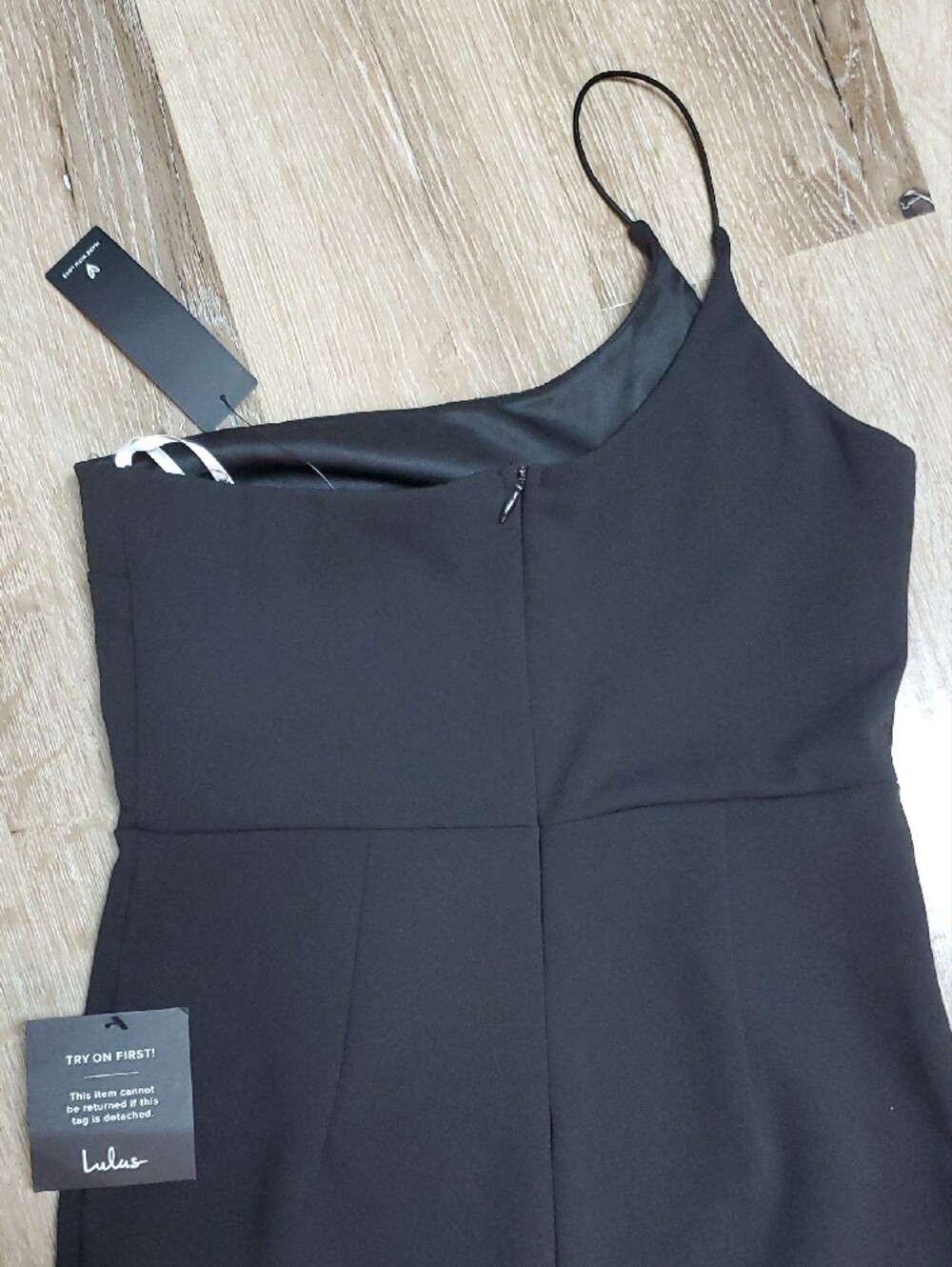 Lulus Black One-Shoulder Sheath Dress - Picture 4 of 6